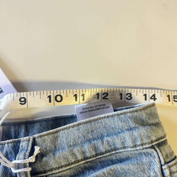 DAZE Denim City Straight High Rise Straight Be Mine Vintage Light Wash 27 Jeans - Picture 6 of 14